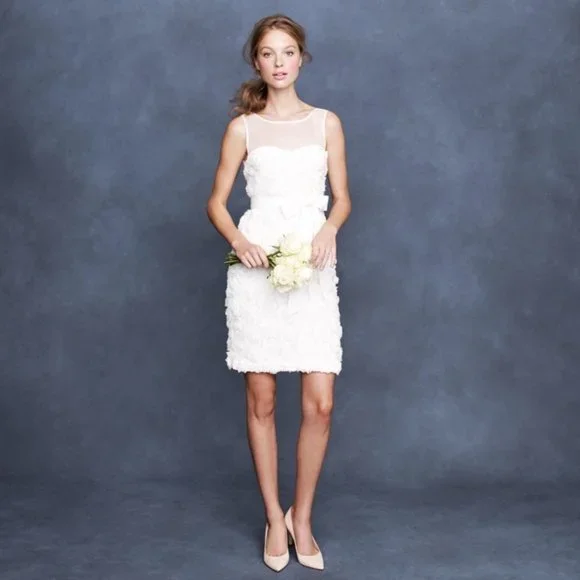 white christmas dresses J. Crew Whitney Wedding Gown